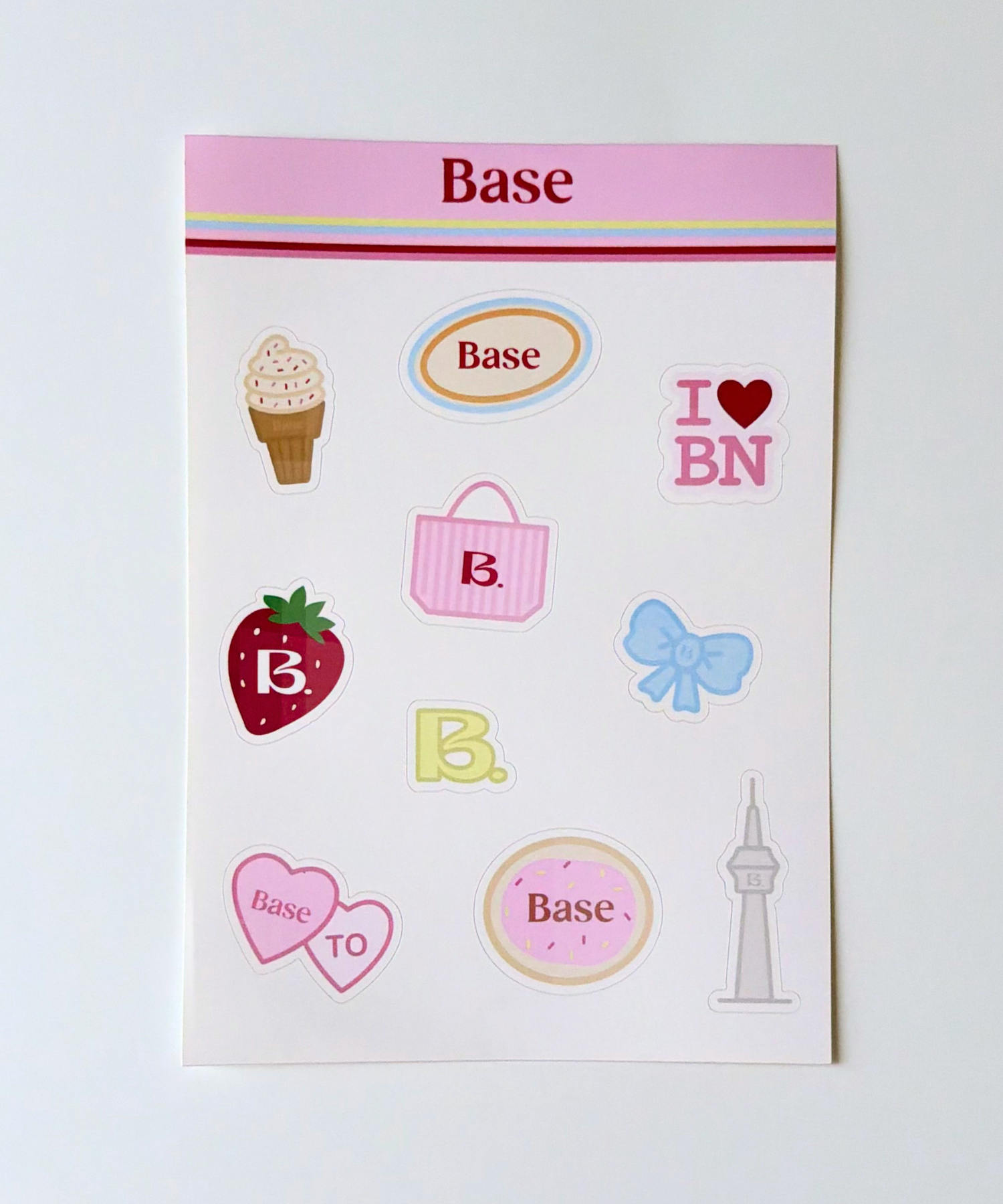 BASE STICKER SHEET
